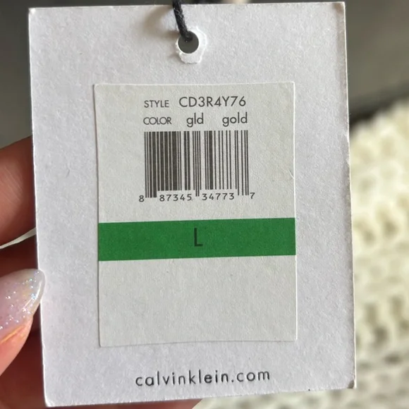 Calvin Klein Glitter Shrug Cardigan - Picture 7 of 7